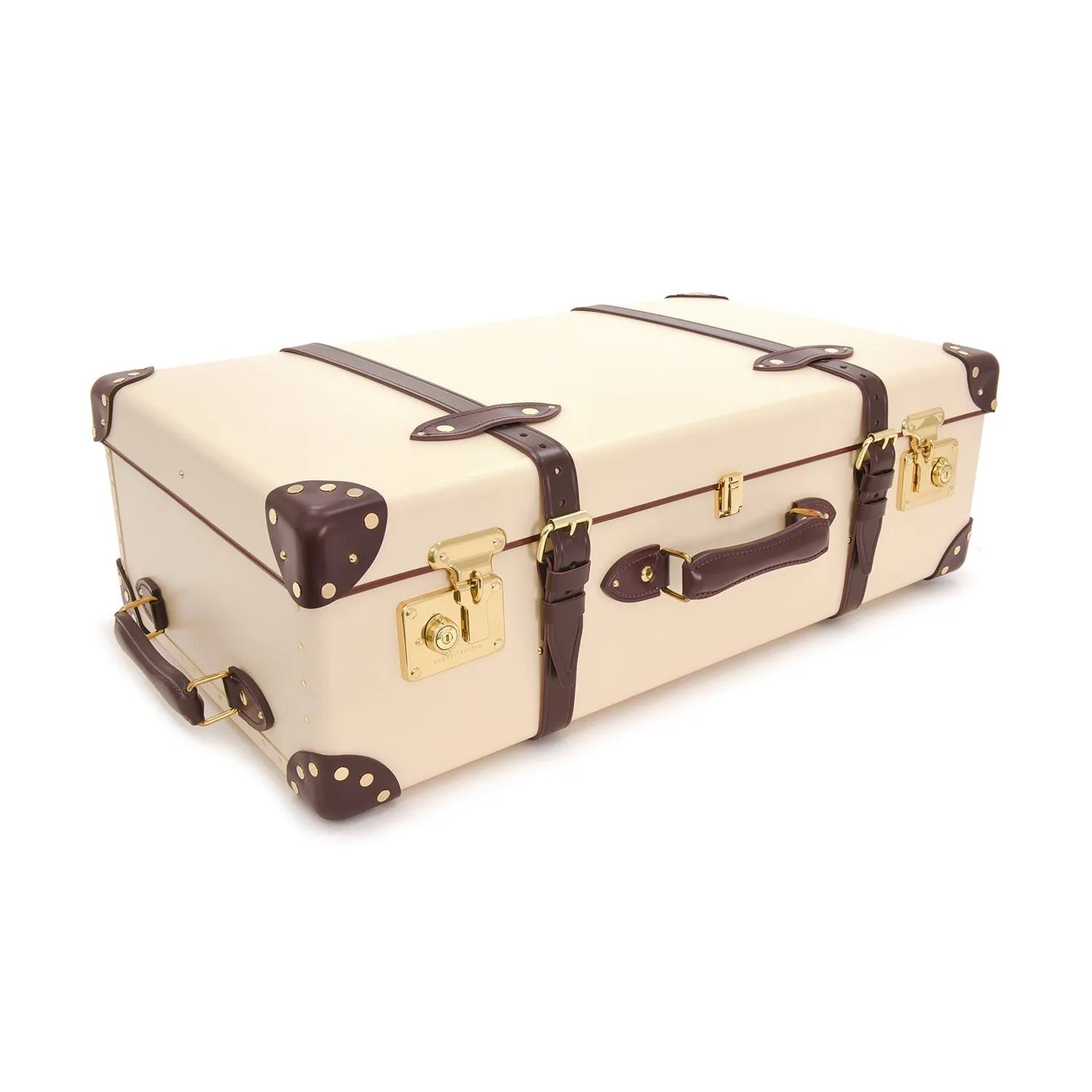 Chelsea Garden · Large Suitcase | Ivory/Burgundy