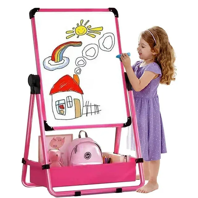 Children's Folding Easel Double-Sided Art Board