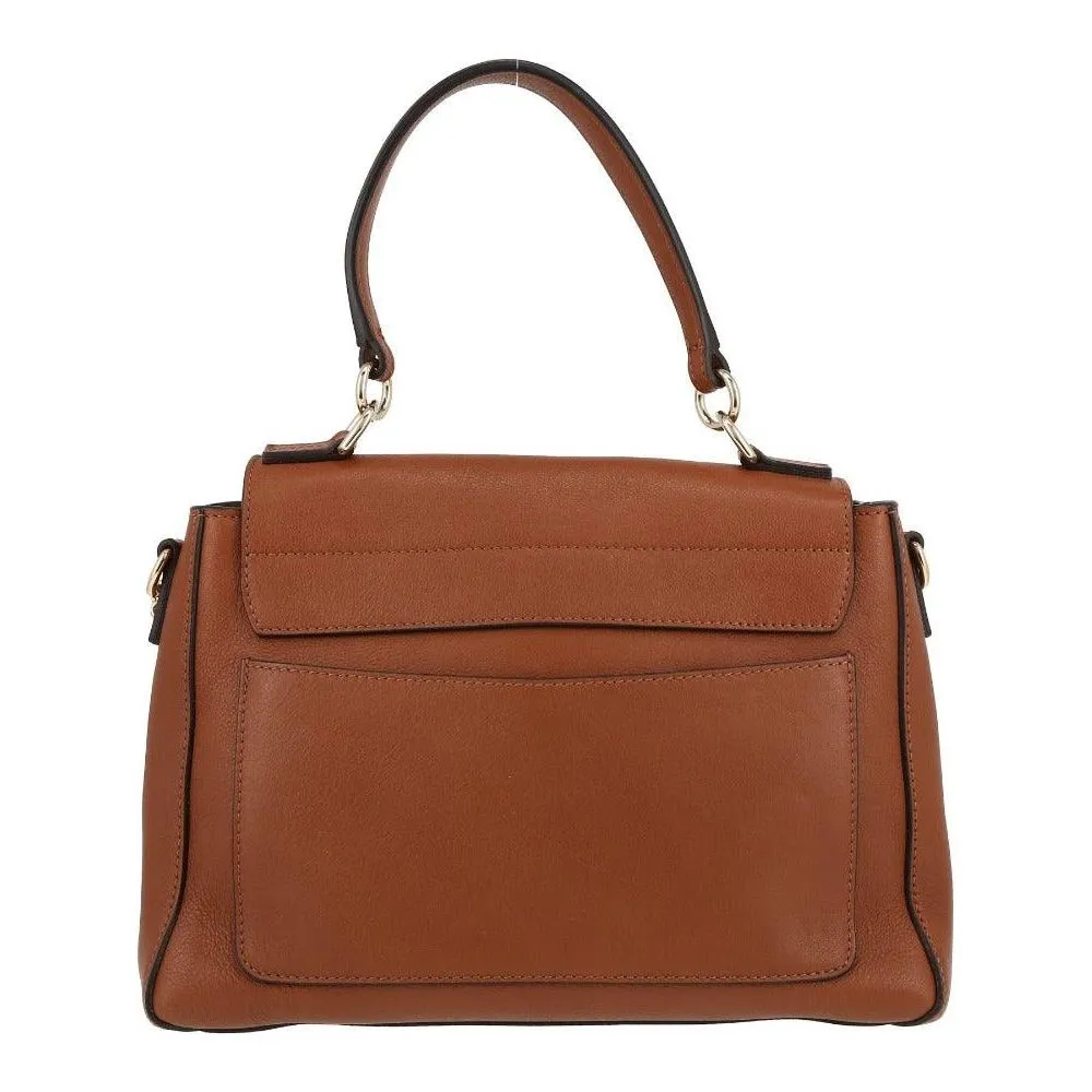 Chloé Faye Leather Shoulder Bag - Brown