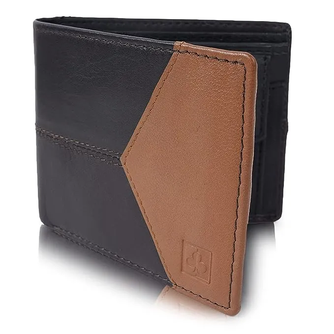 CIMONI Genuine Leather Nappa men wallet Brown