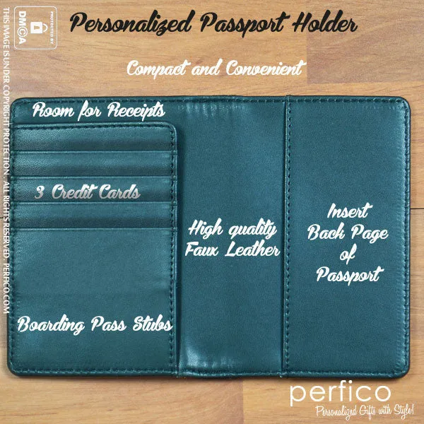 Colourful Life © Personalized Passport Cover and Holder