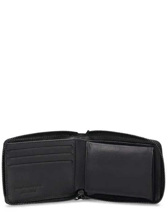 Comme des Garçons Wallet   Zipper medley leather wallet 