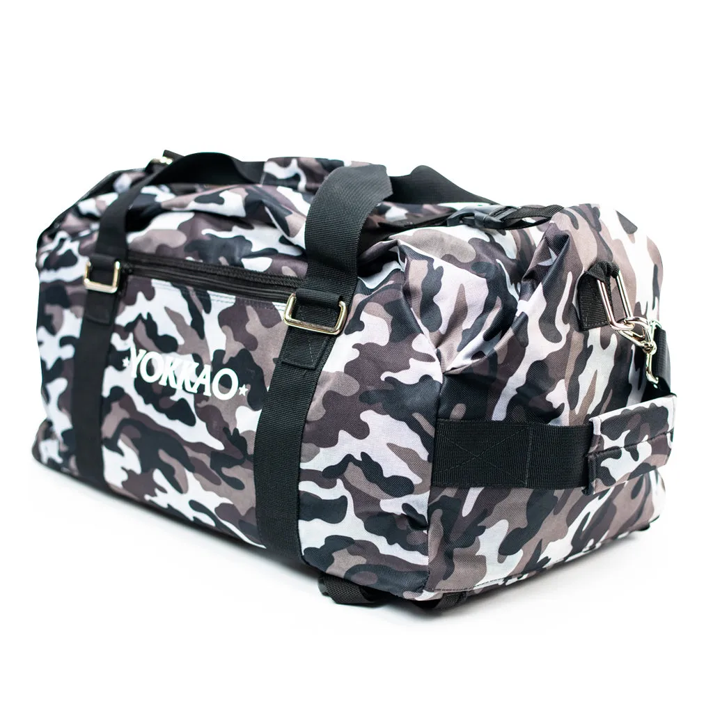 Convertible Camo Gym Bag