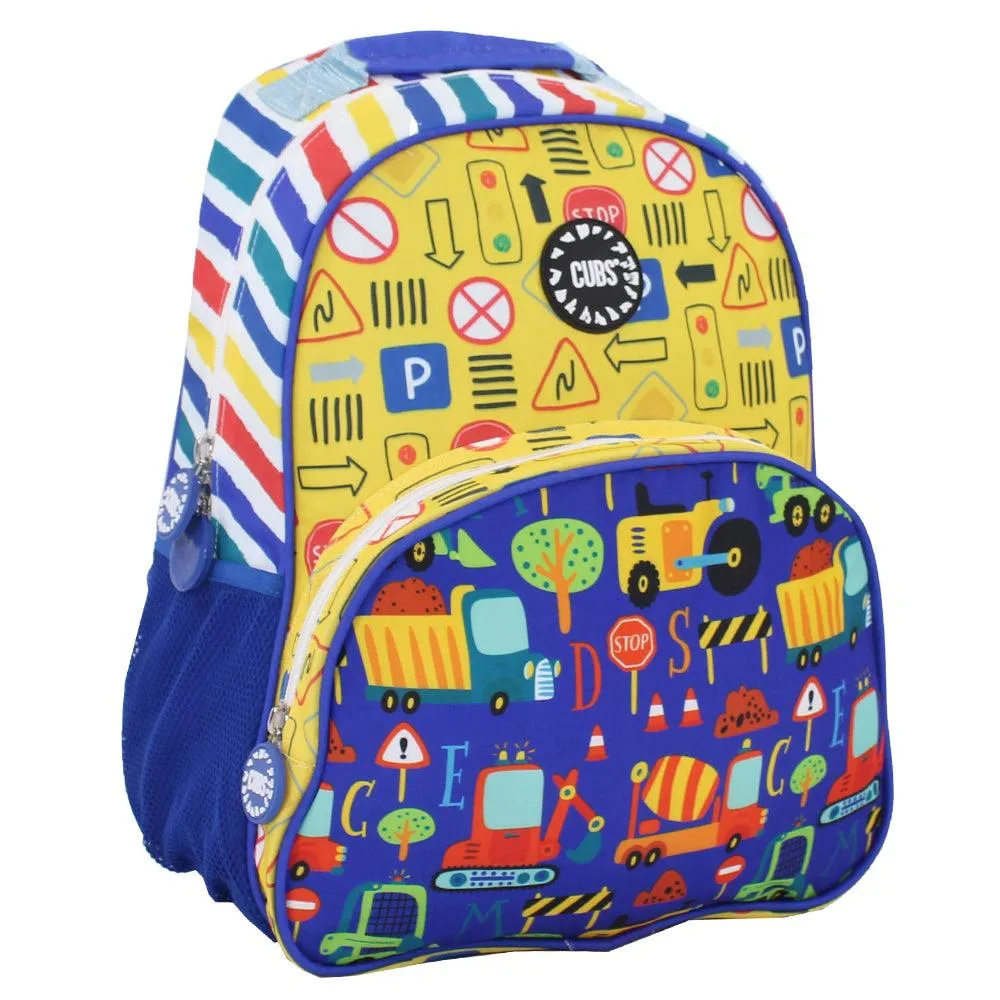 CUBS CARS & TRUCKS PRE-SCHOOL BACKPACK