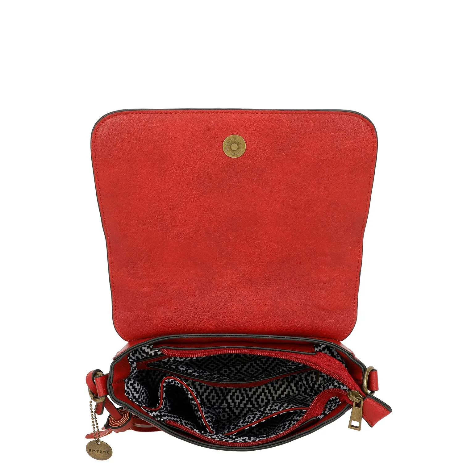 Della Crossbody Vegan Leather - Red