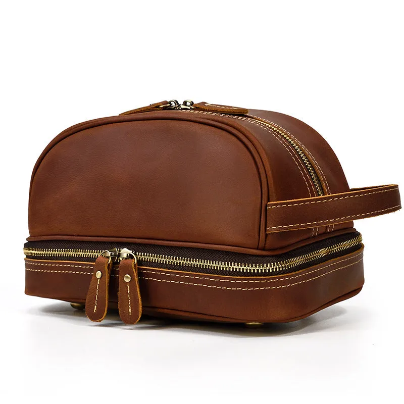 Dopp Kit Personalized Double Compartment Toiletry Travel Case