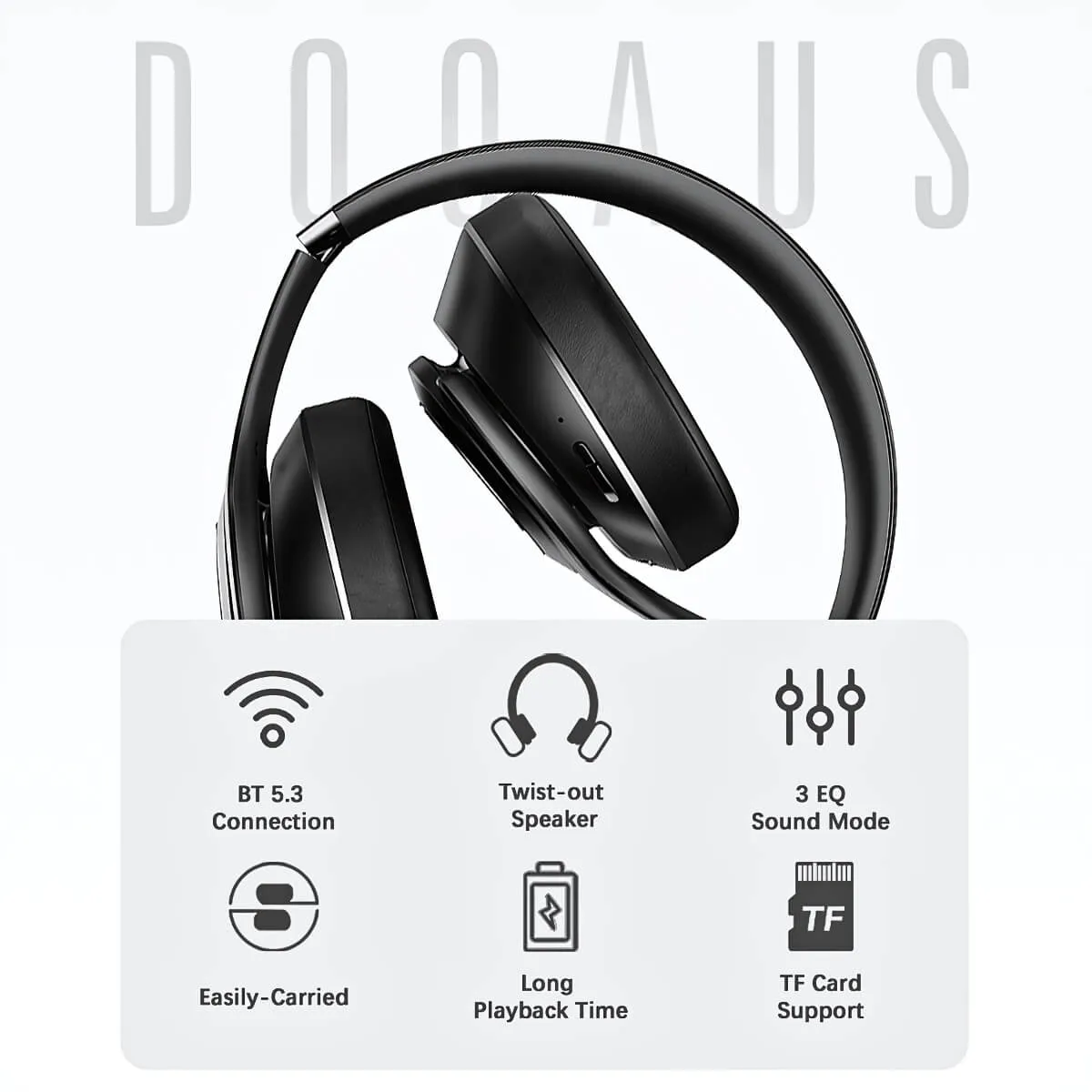 DOQAUS VOGUE 9 Bluetooth Headphones