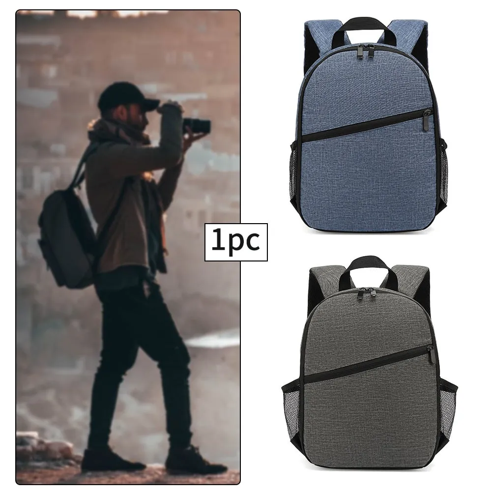 Dual Shoulder Camera Backpack Anti Shock Photography Adjustable Carrying Full Protection With Compartment Detachable Storage Bag