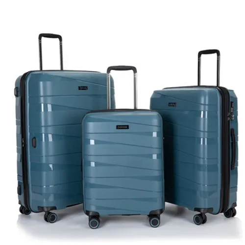 Eagle Spiral ABS Hard Shell Medium Expandable Suitcase with TSA Lock and 4 Spinner Wheels - 24"