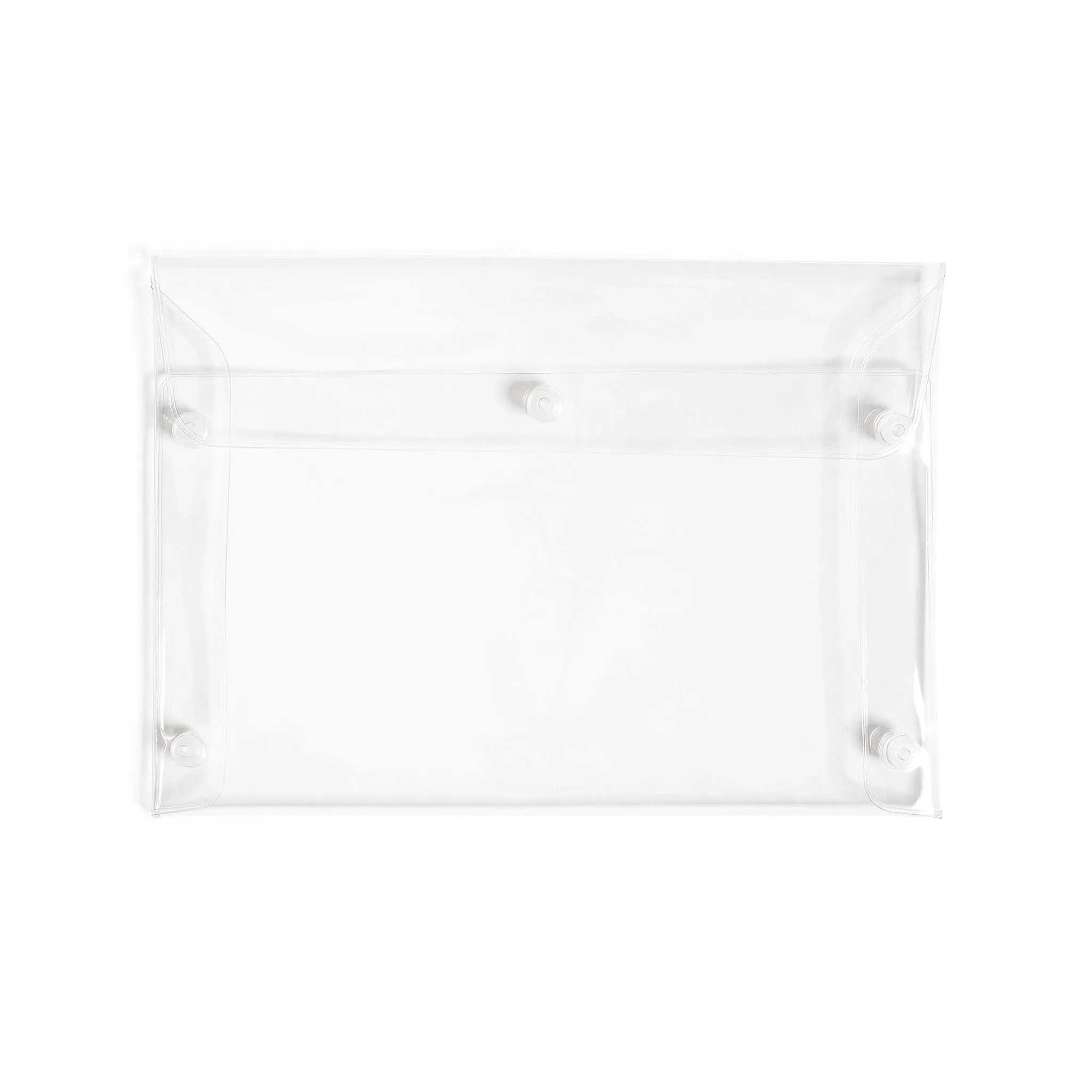 Essentials Pouch | Clear Snaps | Large