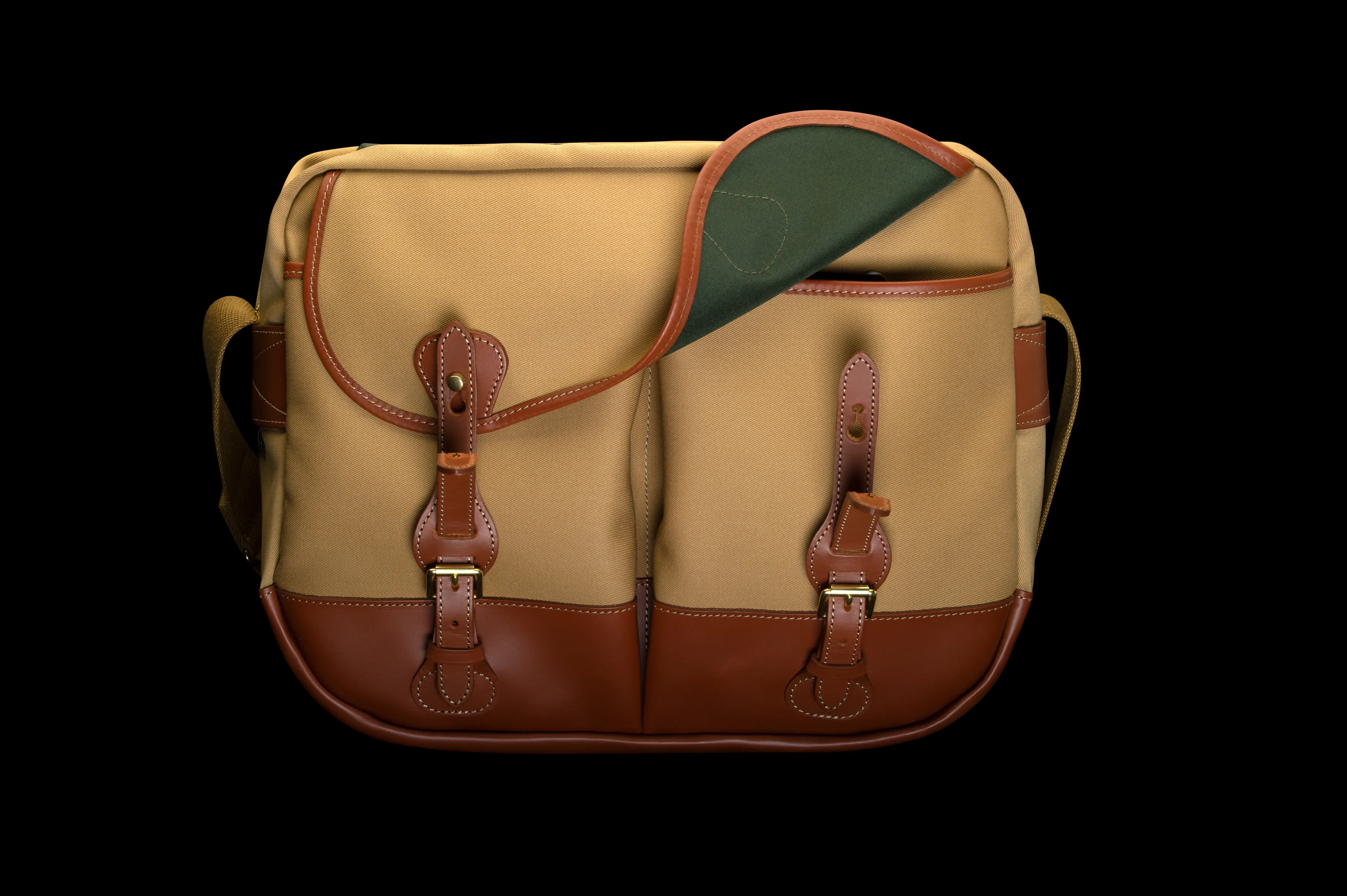 Eventer MKII Camera/Laptop Bag - Khaki Canvas / Tan Leather