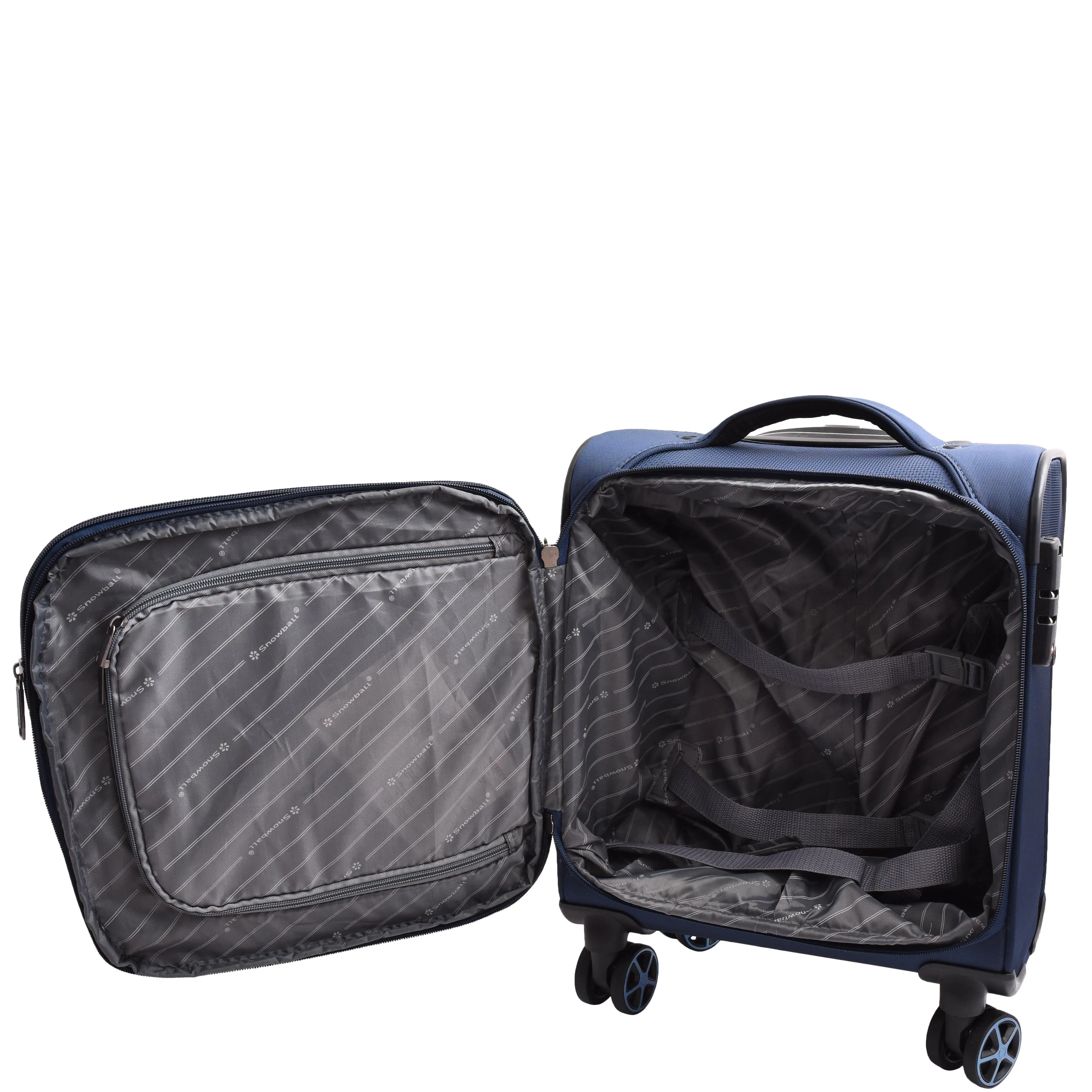 Expandable 8 Wheel Soft Luggage Japan Navy