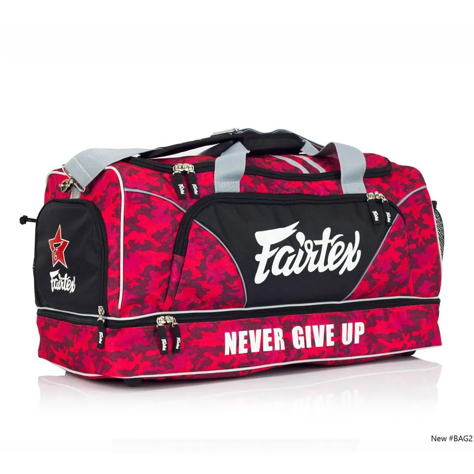 Fairtex BAG2 Red Camo Heavy Duty Gym Bag