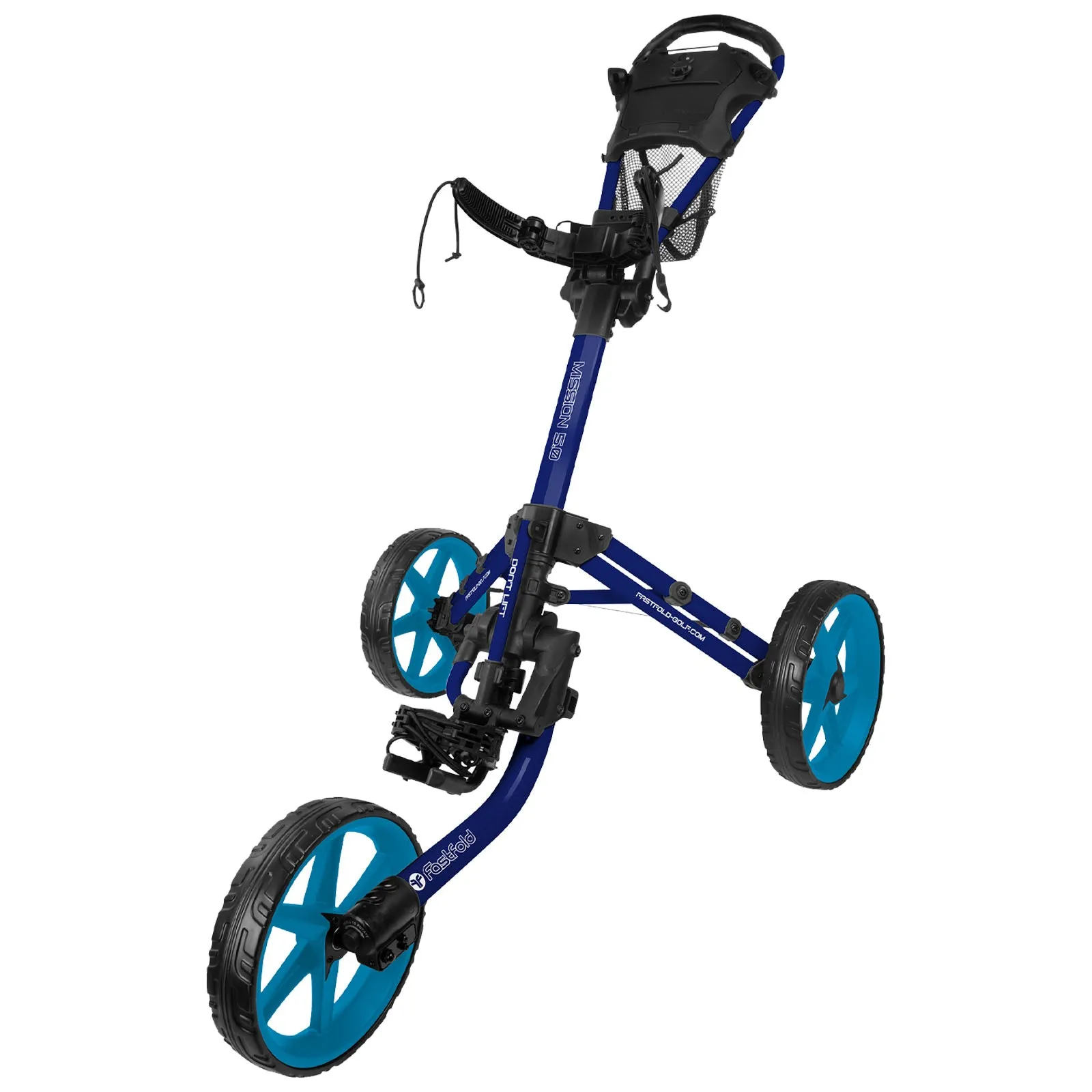 FastFold Mission 5.0 Trolley - Aqua Wheels