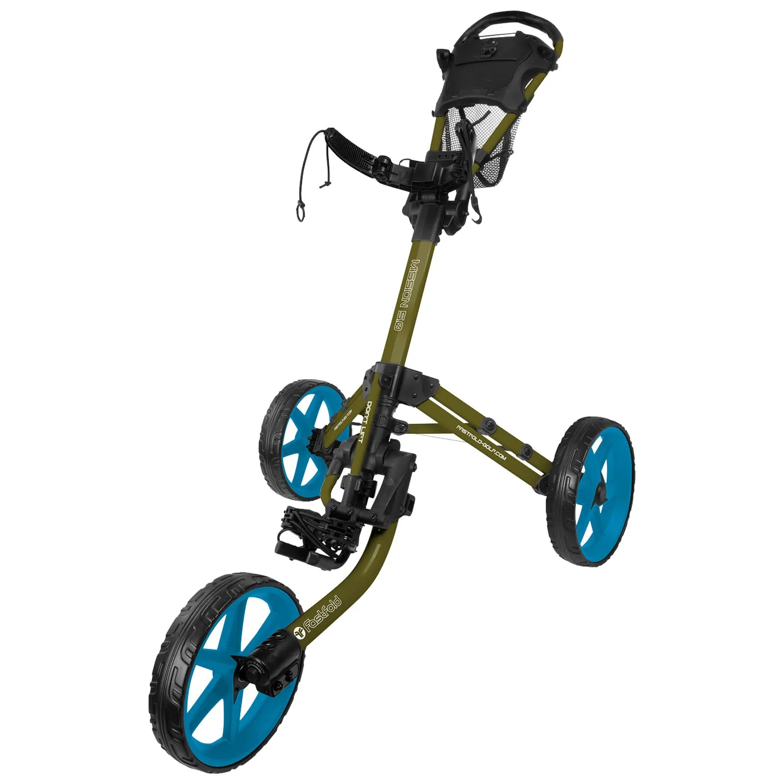 FastFold Mission 5.0 Trolley - Aqua Wheels