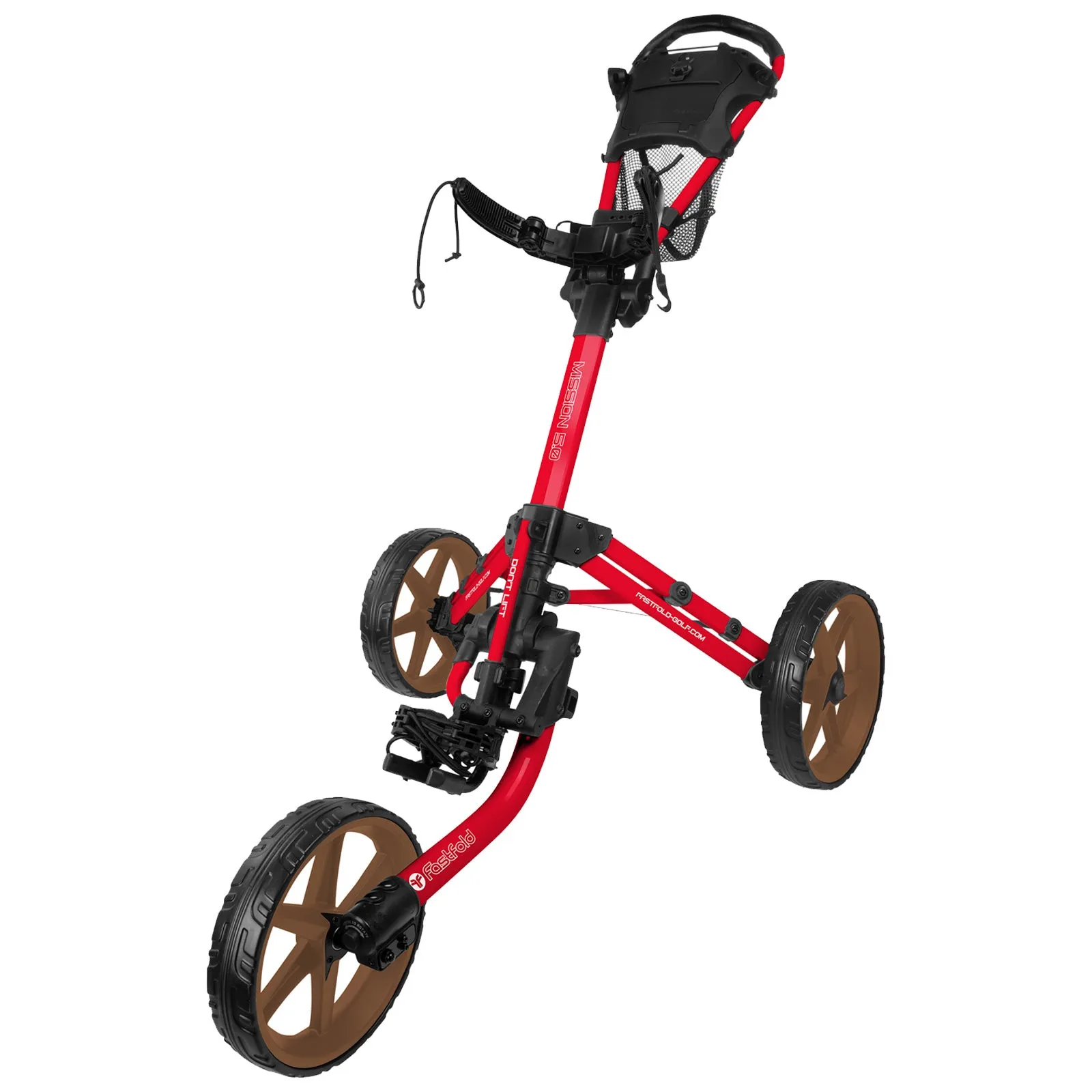 FastFold Mission 5.0 Trolley - Gold Wheels