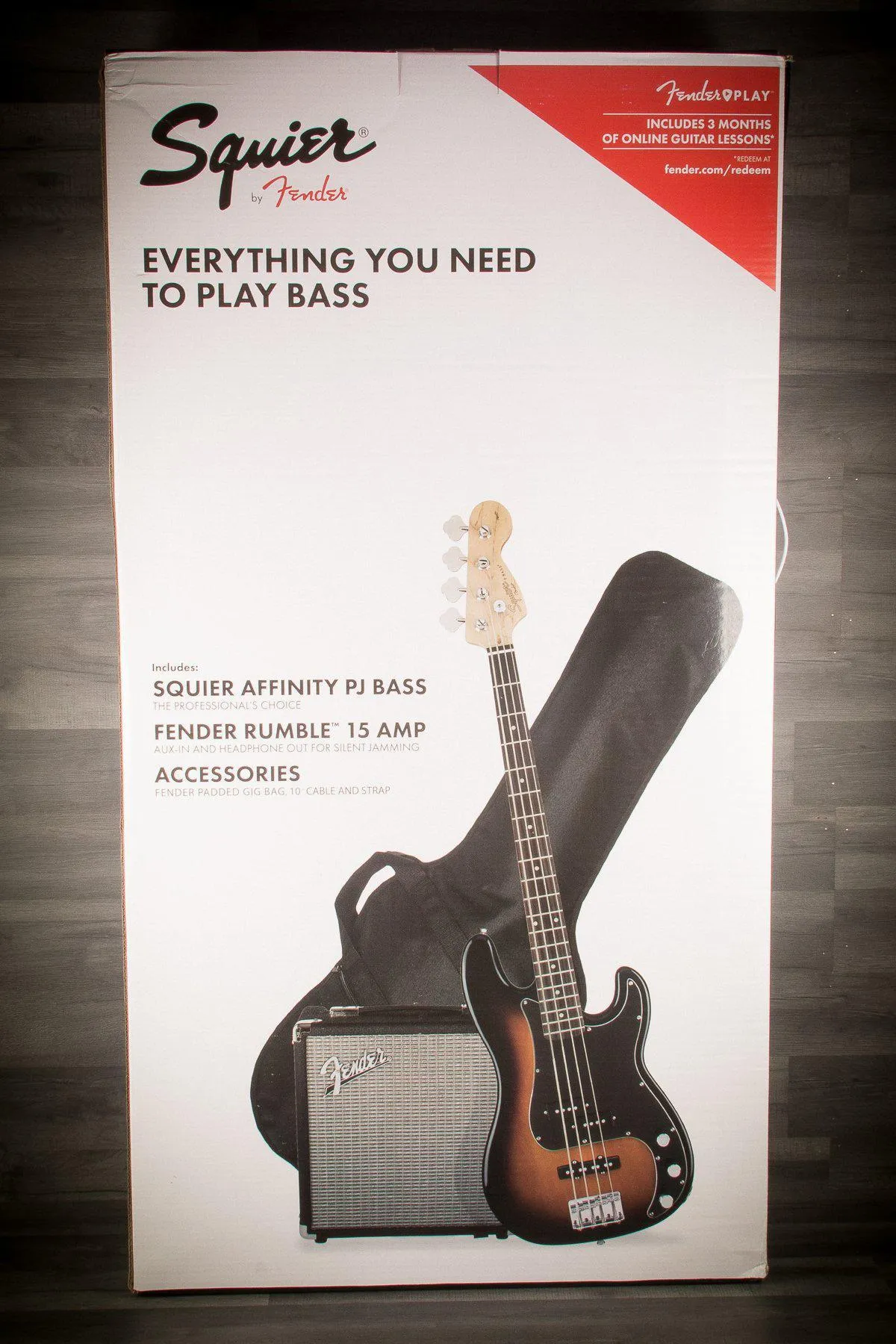 Fender Squier Affinity Bass PJ Pack - Sunburst