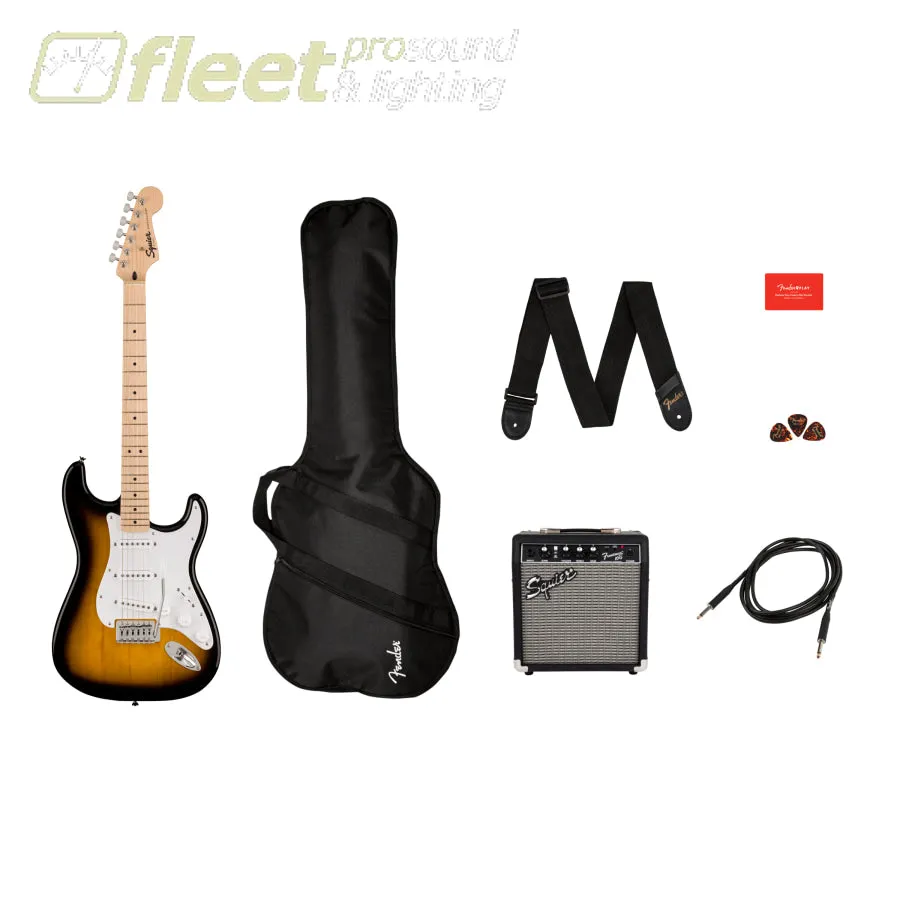 Fender Squier Sonic Stratocaster guitar starter Pack Sunburst - 0371720003