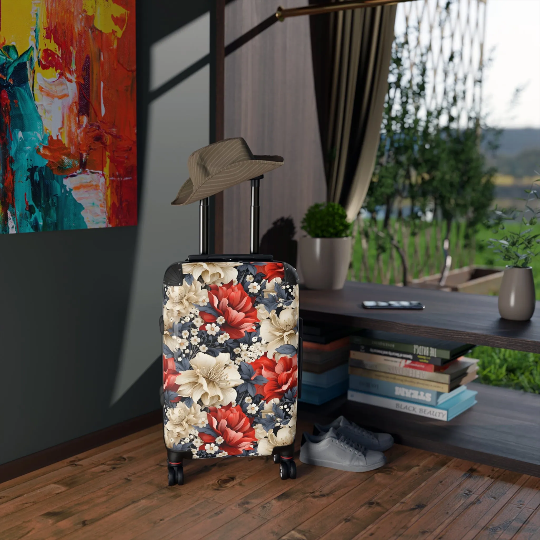 Floral Suitcase