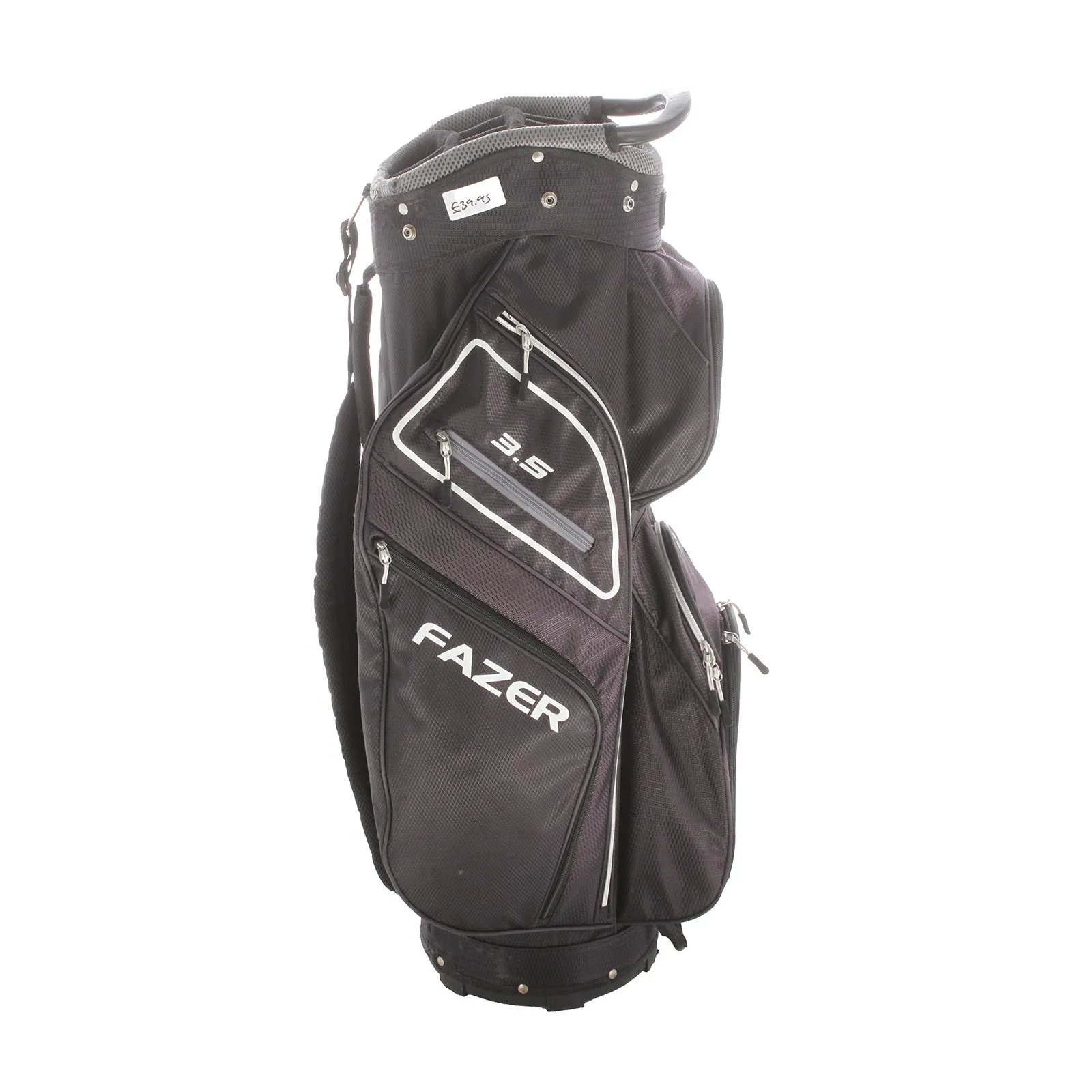 Frazer 3.5 Cart Bag - Black/White