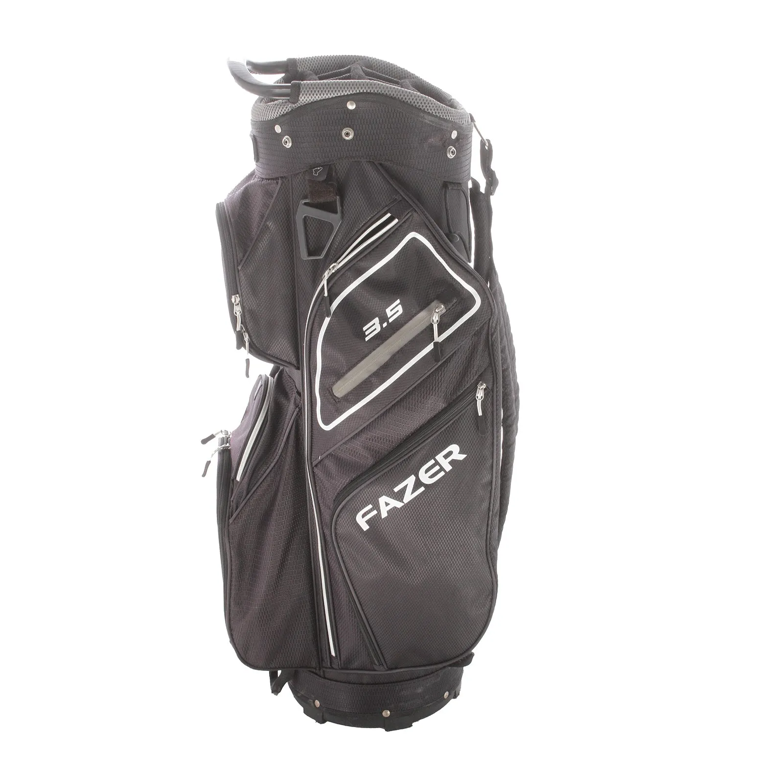 Frazer 3.5 Cart Bag - Black/White