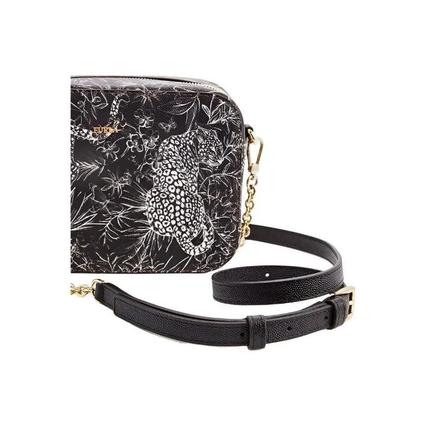 Furla Anna Mini Crossbody - Black