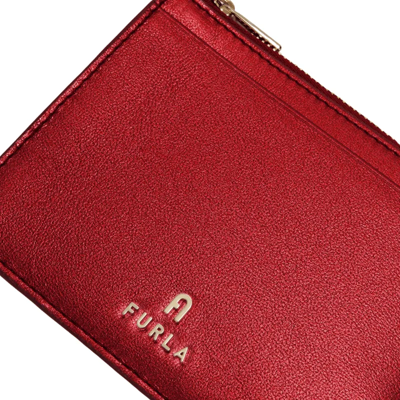 Furla Camelia Large Card Case - Rosso Veneziano