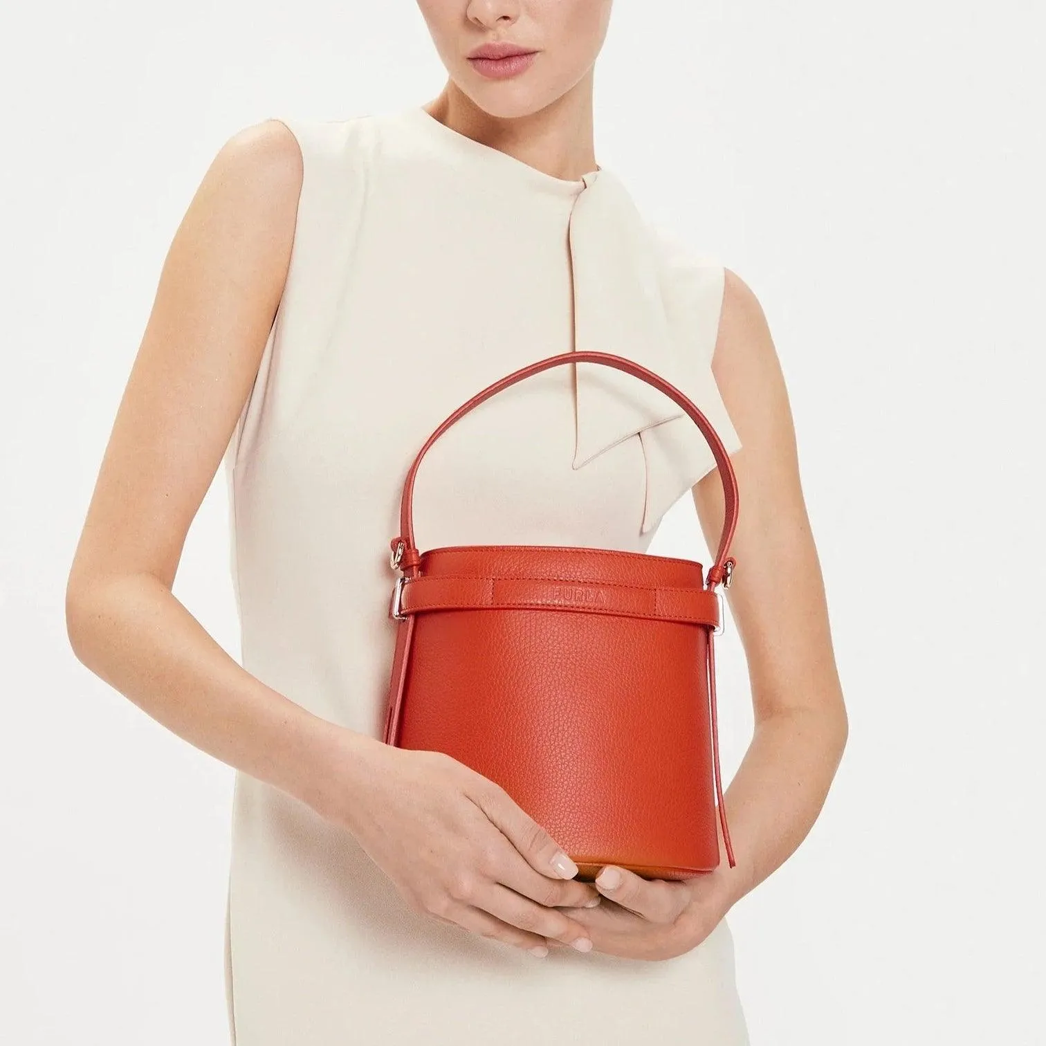 Furla Giove Mini Bucket Bag - Vitamina