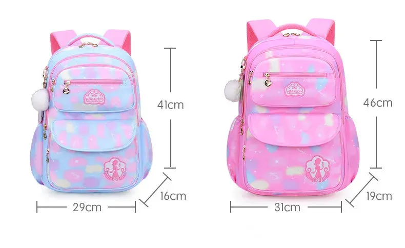 Girl School Bag Backpack Back Pack For Teenager Children Pink Schoolbag Primary High School Bagpack Class Teens Child Kids