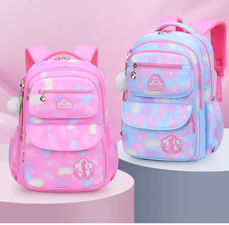 Girl School Bag Backpack Back Pack For Teenager Children Pink Schoolbag Primary High School Bagpack Class Teens Child Kids