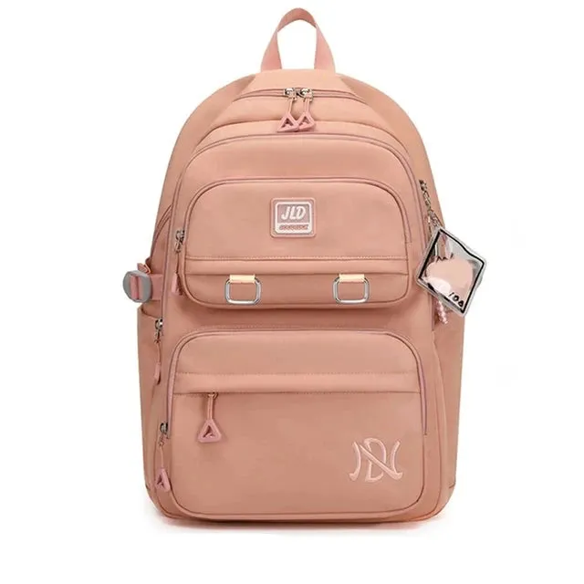 Girl School Bag Backpack Back Pack For Teenager Children Pink Schoolbag Primary High School Bagpack Class Teens Child Kids