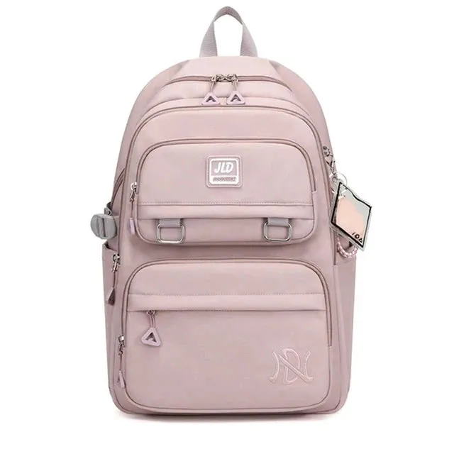 Girl School Bag Backpack Back Pack For Teenager Children Pink Schoolbag Primary High School Bagpack Class Teens Child Kids