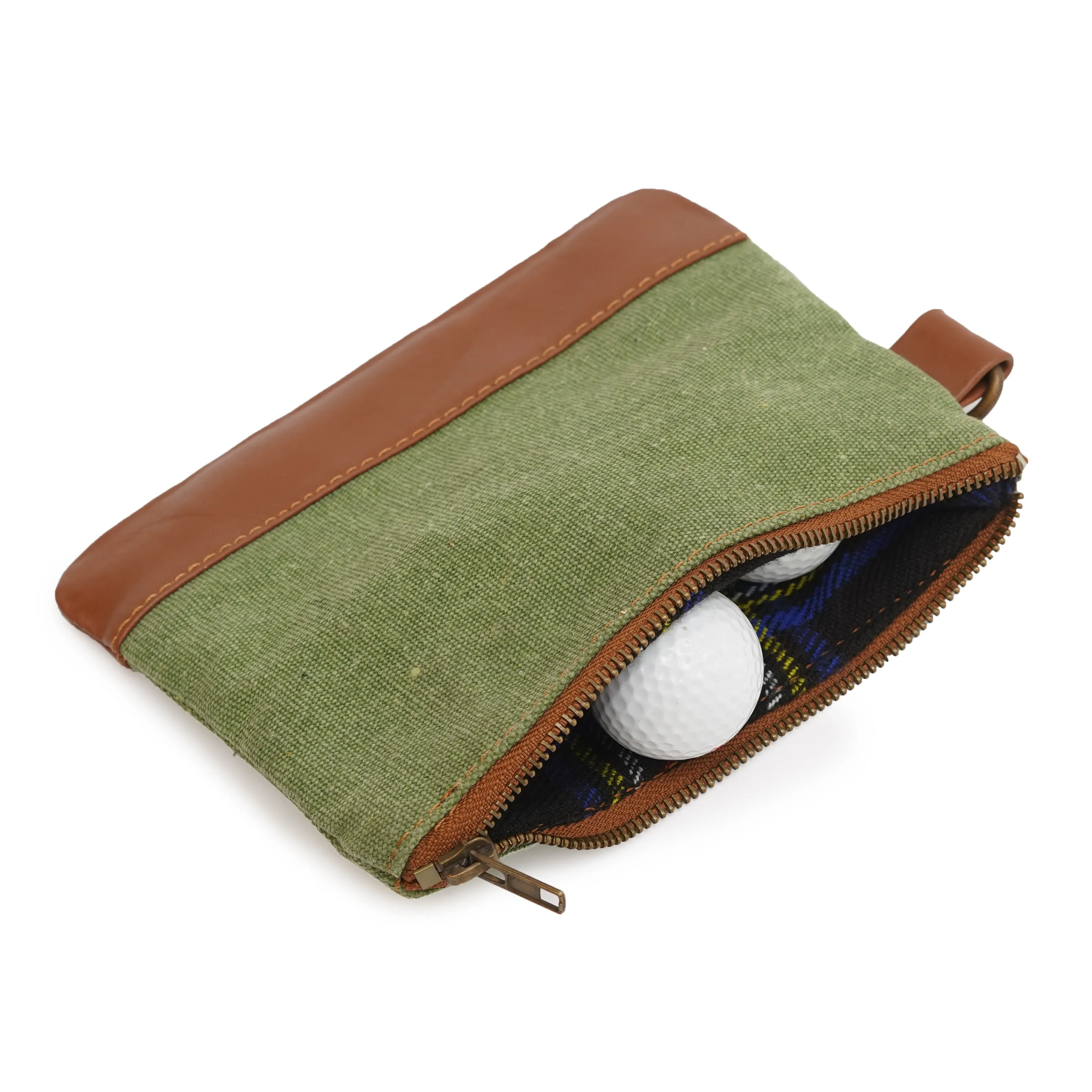 Golf Accessory Bag in Vibrant Green for Your Golf Balls