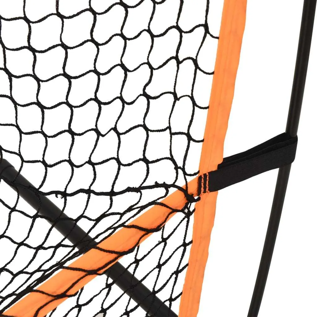 Golf Practice Net Black and Orange 84.6"x42.1"x85" Polyester