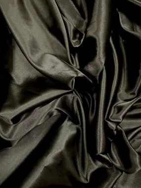 Grab Bag - Stretch Satin Charmeuse Soft Black Three 1-Yard Pieces Left!