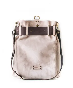 Gray Designer Backpack Purse (dual color)