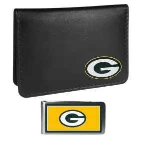 Green Bay Packers Weekend Bi-fold Wallet & Color Money Clip