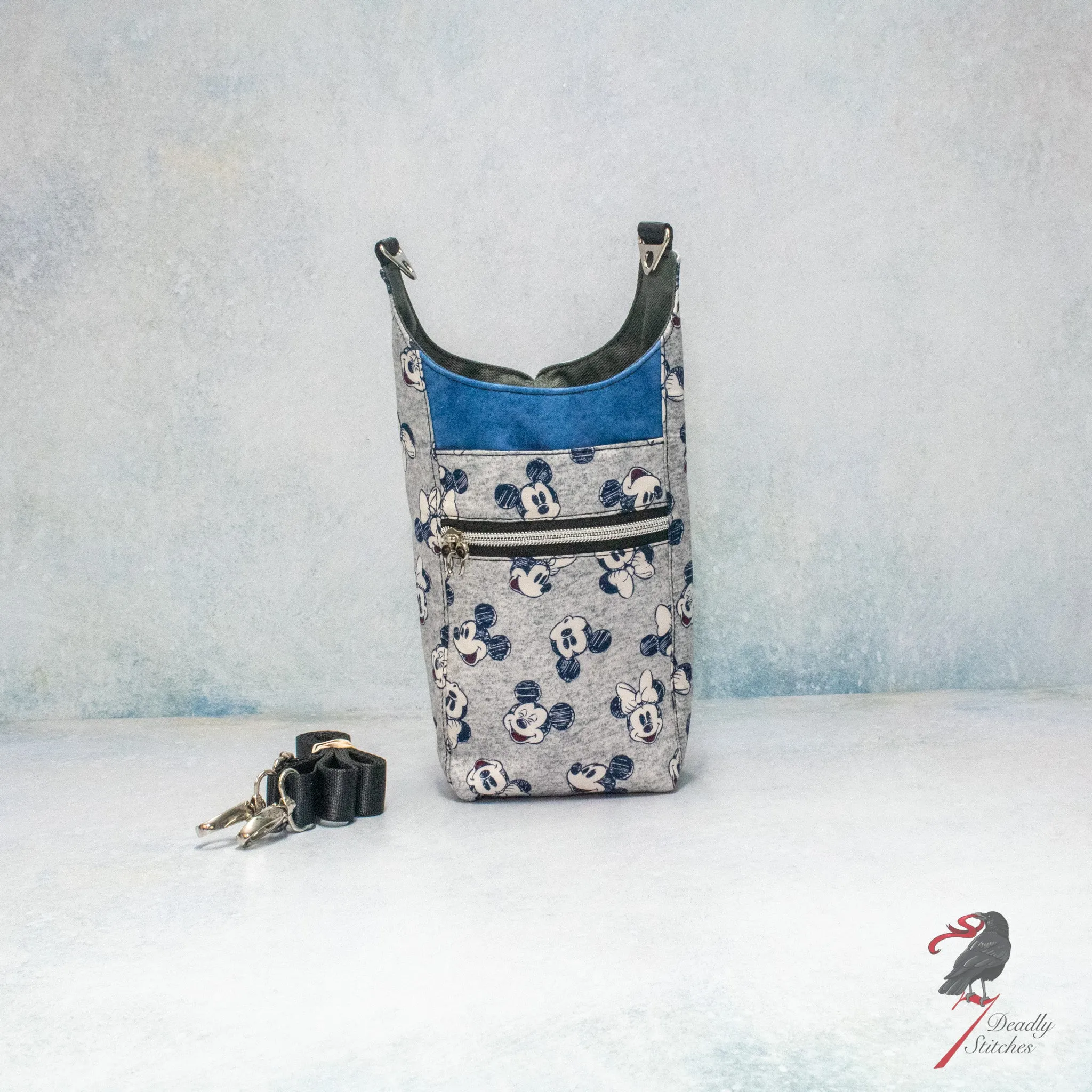 H2o2Go Bottle Bag - Blue and Grey