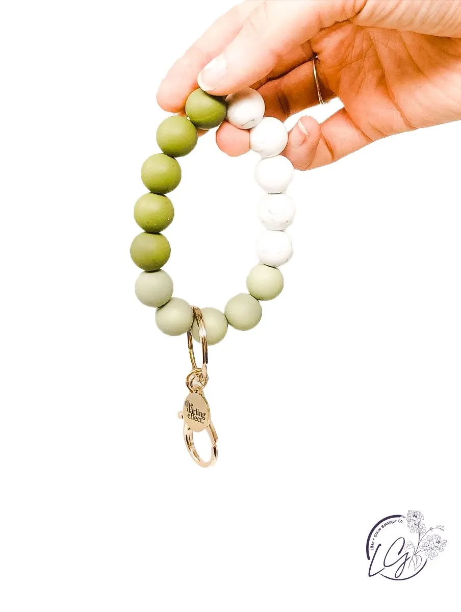 Hands-Free Silicone Beaded Keychain