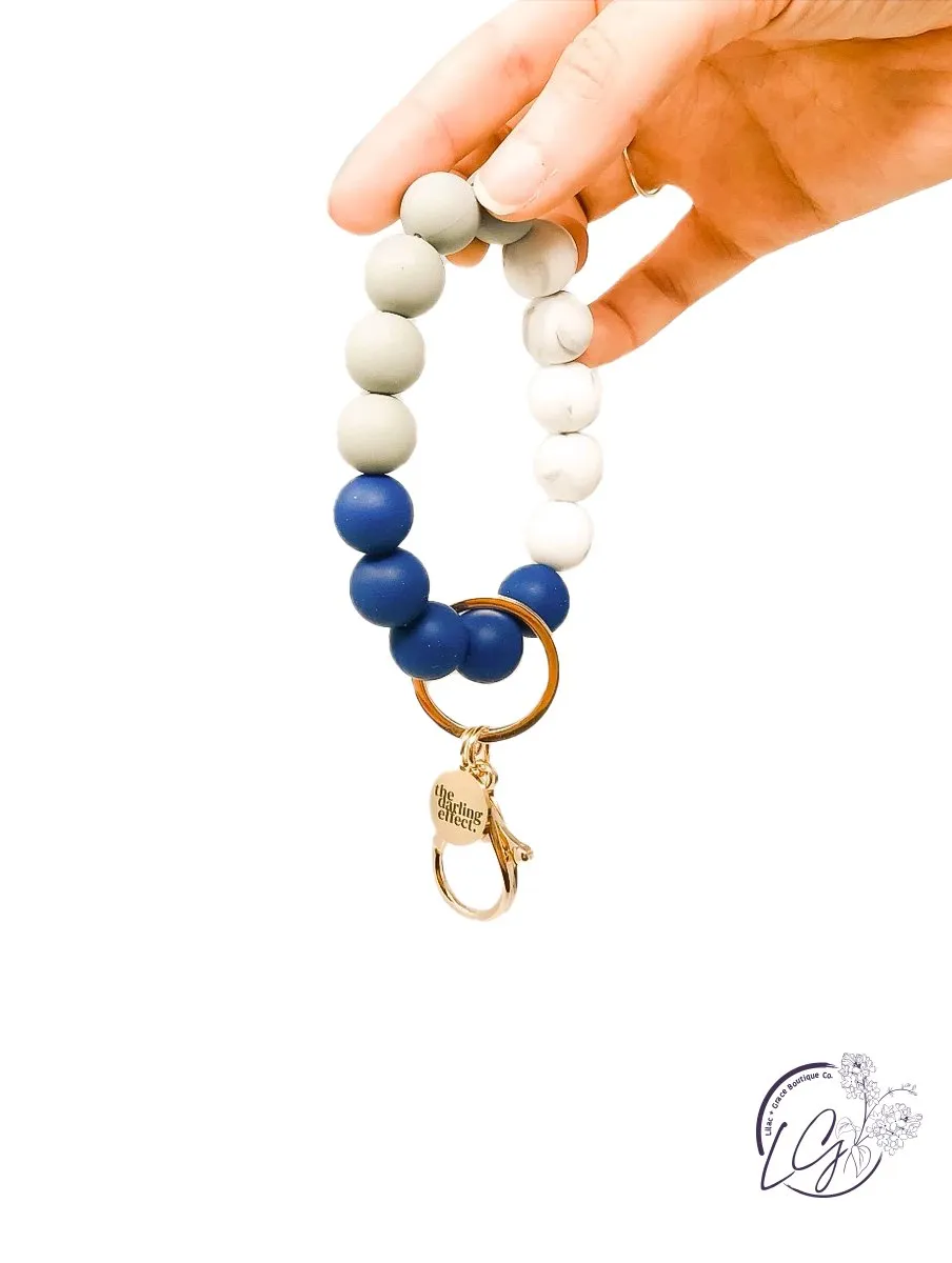 Hands-Free Silicone Beaded Keychain