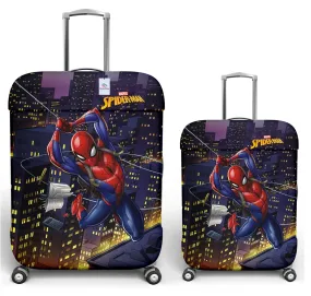 Heart Home Marvel Spiderman Luggage Cover | Polyester Travel Suitcase Cover | Washable | Stretchable Suitcase Cover | 18-22 Inch-Small | 26-30 Inch-Large | Pack of 2 | Multicolor