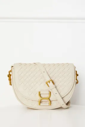 Heidi Oat Woven Crossbody Bag