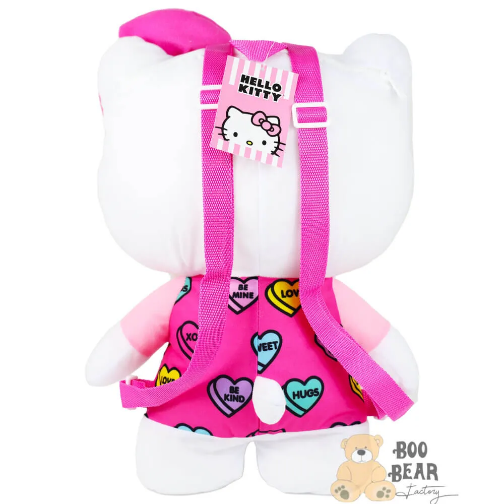 Hello Kitty Plush Backpack with Heart Shaped Prints | $29.99 |  Boo Bear