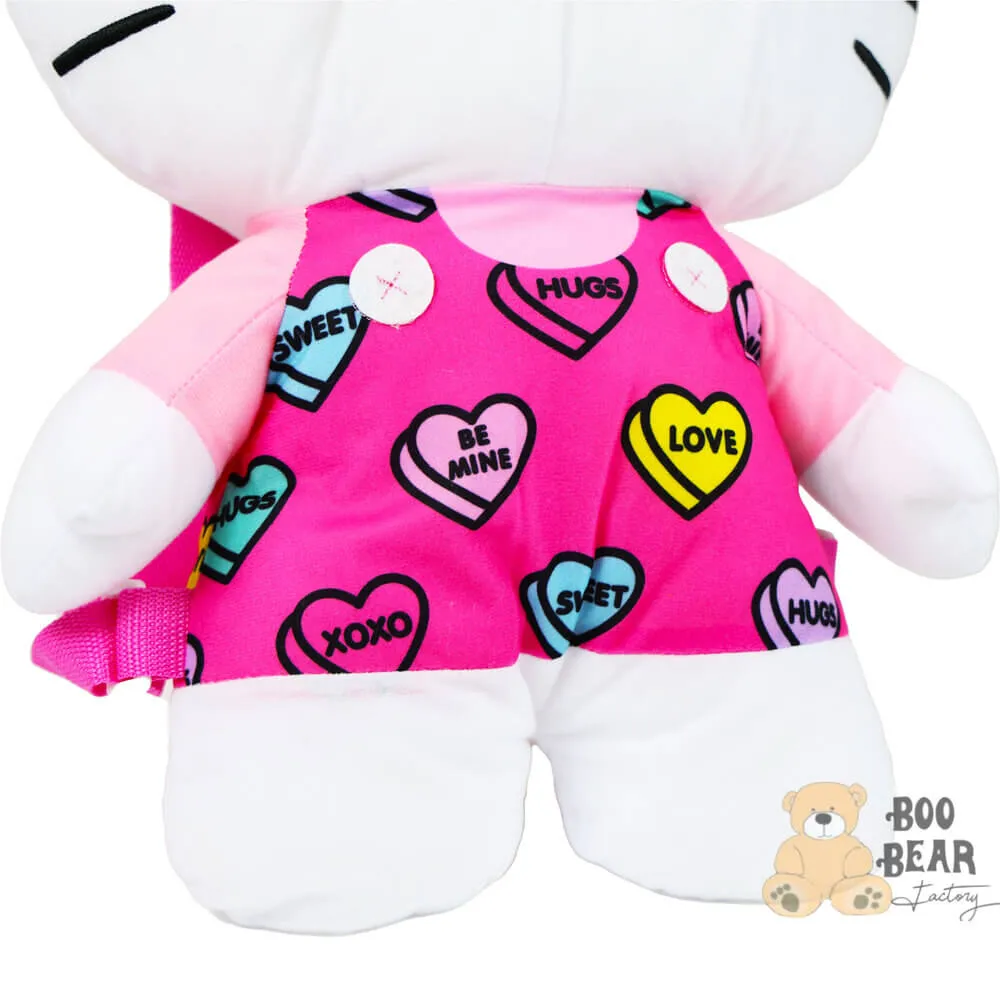 Hello Kitty Plush Backpack with Heart Shaped Prints | $29.99 |  Boo Bear