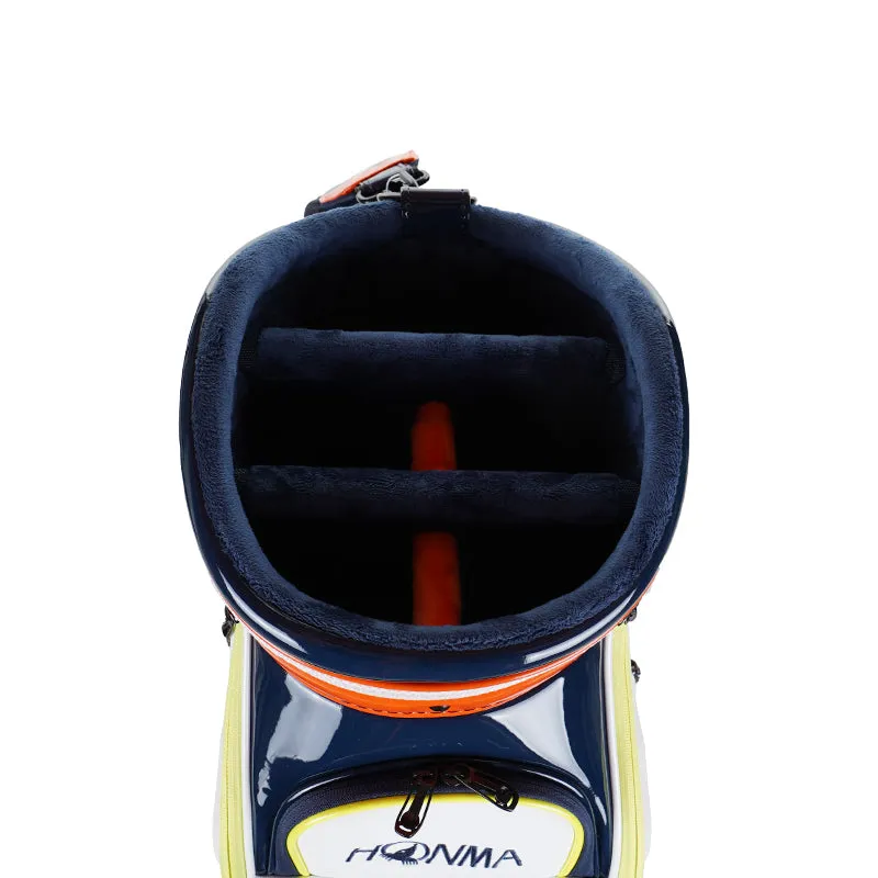 HONMA 9.5" Pro Replica Cart Bag (White/Orange)