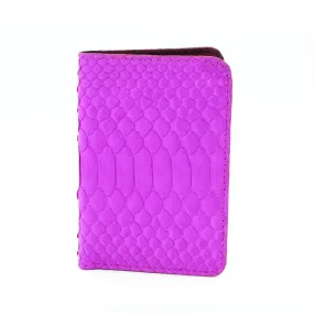 Hot Pink Python Passport Cover