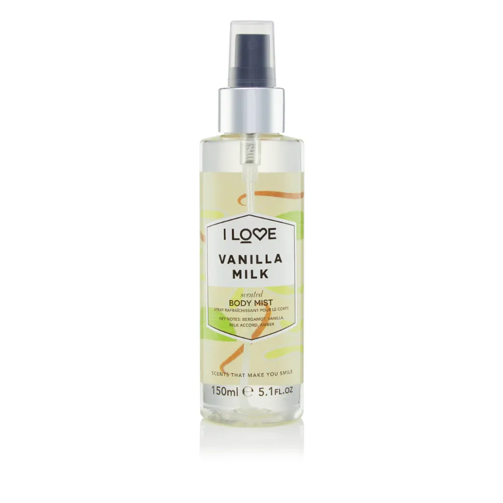 I Love Signature Body Mist 165ml Vanilla Milk