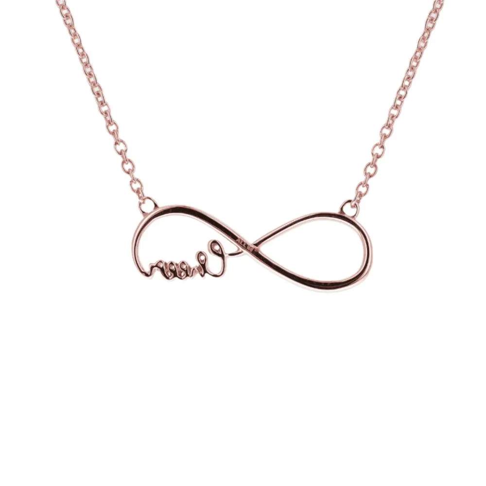 Infinity Cheer Necklace | Gold