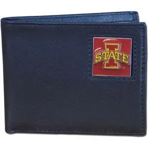 Iowa St. Cyclones Leather Bi-fold Wallet