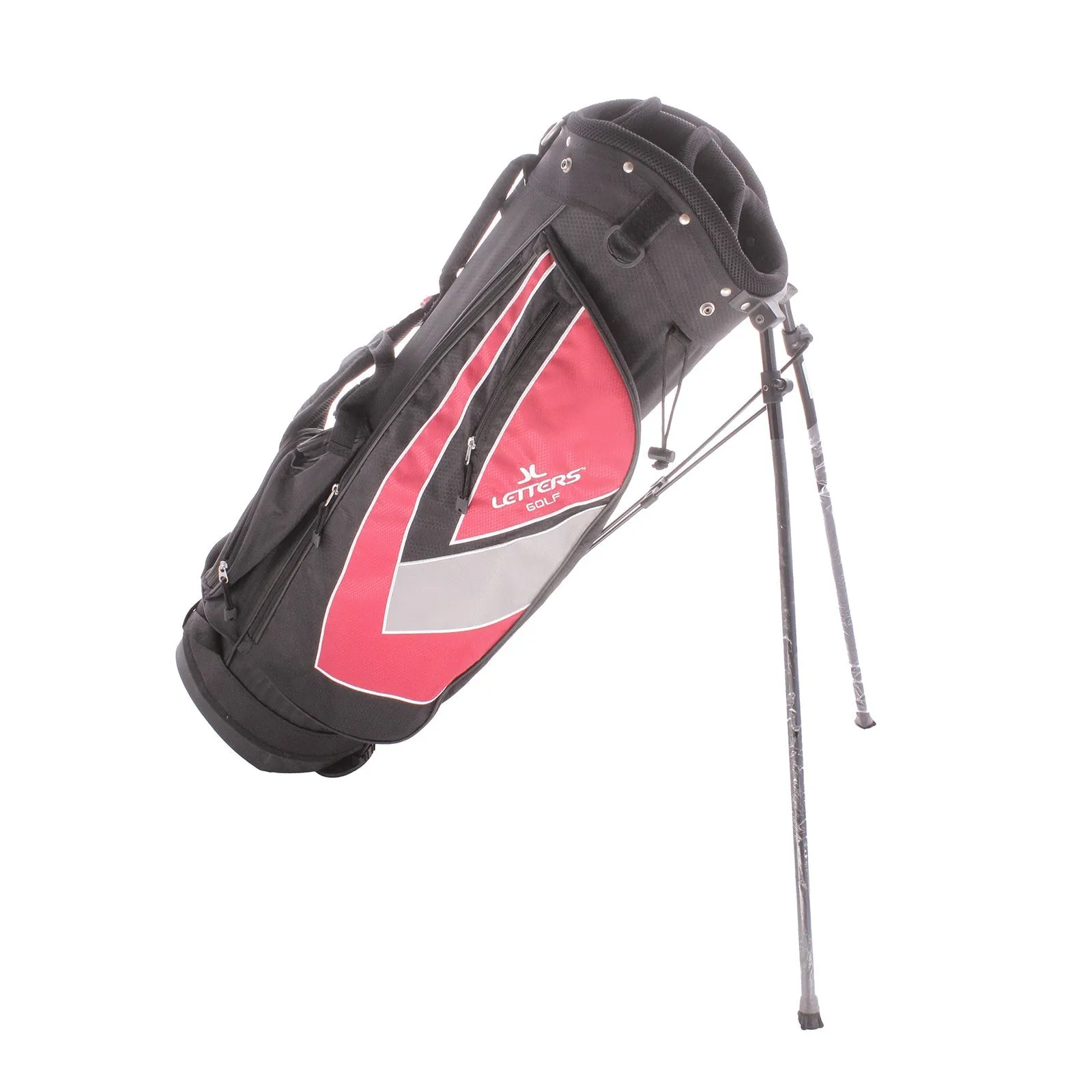 John Letters Second Hand Stand Bag - Black/Red